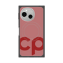 プレミアムスクエアケース with SnapMag［ オリジナル - CASEPLAYイニシャル - レッド ］