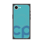 プレミアムスクエアケース with SnapMag［ オリジナル - CASEPLAYイニシャル - ライトブルー ］