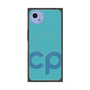 プレミアムスクエアケース with SnapMag［ オリジナル - CASEPLAYイニシャル - ライトブルー ］