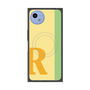 プレミアムスクエアケース with SnapMag［ オリジナル - initial color line - R yellow ］