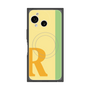 プレミアムスクエアケース with SnapMag［ オリジナル - initial color line - R yellow ］