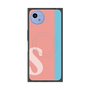 プレミアムスクエアケース with SnapMag［ オリジナル - initial color line - S pink ］