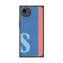 プレミアムスクエアケース with SnapMag［ オリジナル - initial color line - S blue ］