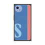 プレミアムスクエアケース with SnapMag［ オリジナル - initial color line - S blue ］