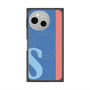 プレミアムスクエアケース with SnapMag［ オリジナル - initial color line - S blue ］
