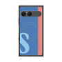プレミアムスクエアケース with SnapMag［ オリジナル - initial color line - S blue ］