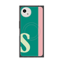 プレミアムスクエアケース with SnapMag［ オリジナル - initial color line - S green ］