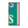 プレミアムスクエアケース with SnapMag［ オリジナル - initial color line - S green ］