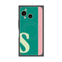 プレミアムスクエアケース with SnapMag［ オリジナル - initial color line - S green ］