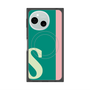 プレミアムスクエアケース with SnapMag［ オリジナル - initial color line - S green ］