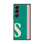 プレミアムスクエアケース with SnapMag［ オリジナル - initial color line - S green ］