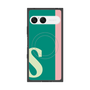 プレミアムスクエアケース with SnapMag［ オリジナル - initial color line - S green ］