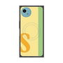 プレミアムスクエアケース with SnapMag［ オリジナル - initial color line - S yellow ］