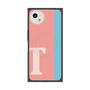 プレミアムスクエアケース with SnapMag［ オリジナル - initial color line - T pink ］