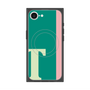 プレミアムスクエアケース with SnapMag［ オリジナル - initial color line - T green ］