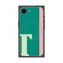 プレミアムスクエアケース with SnapMag［ オリジナル - initial color line - T green ］