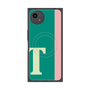 プレミアムスクエアケース with SnapMag［ オリジナル - initial color line - T green ］