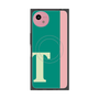 プレミアムスクエアケース with SnapMag［ オリジナル - initial color line - T green ］