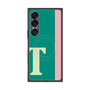 プレミアムスクエアケース with SnapMag［ オリジナル - initial color line - T green ］