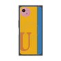プレミアムスクエアケース with SnapMag［ オリジナル - initial color line - U orange ］