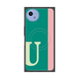 プレミアムスクエアケース with SnapMag［ オリジナル - initial color line - U green ］