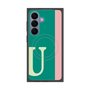 プレミアムスクエアケース with SnapMag［ オリジナル - initial color line - U green ］