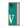 プレミアムスクエアケース with SnapMag［ オリジナル - initial color line - V green ］
