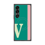 プレミアムスクエアケース with SnapMag［ オリジナル - initial color line - V green ］