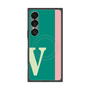 プレミアムスクエアケース with SnapMag［ オリジナル - initial color line - V green ］