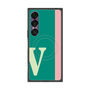 プレミアムスクエアケース with SnapMag［ オリジナル - initial color line - V green ］