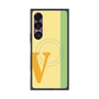 プレミアムスクエアケース with SnapMag［ オリジナル - initial color line - V yellow ］