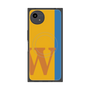 プレミアムスクエアケース with SnapMag［ オリジナル - initial color line - W orange ］