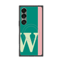 プレミアムスクエアケース with SnapMag［ オリジナル - initial color line - W green ］