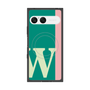 プレミアムスクエアケース with SnapMag［ オリジナル - initial color line - W green ］