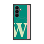 プレミアムスクエアケース with SnapMag［ オリジナル - initial color line - W green ］