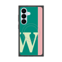 プレミアムスクエアケース with SnapMag［ オリジナル - initial color line - W green ］