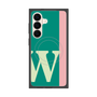 プレミアムスクエアケース with SnapMag［ オリジナル - initial color line - W green ］