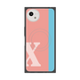 プレミアムスクエアケース with SnapMag［ オリジナル - initial color line - X pink ］