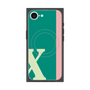 プレミアムスクエアケース with SnapMag［ オリジナル - initial color line - X green ］