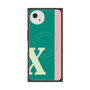 プレミアムスクエアケース with SnapMag［ オリジナル - initial color line - X green ］