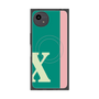 プレミアムスクエアケース with SnapMag［ オリジナル - initial color line - X green ］