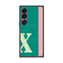 プレミアムスクエアケース with SnapMag［ オリジナル - initial color line - X green ］