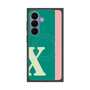 プレミアムスクエアケース with SnapMag［ オリジナル - initial color line - X green ］