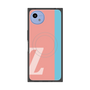 プレミアムスクエアケース with SnapMag［ オリジナル - initial color line - Z pink ］