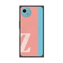 プレミアムスクエアケース with SnapMag［ オリジナル - initial color line - Z pink ］