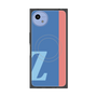 プレミアムスクエアケース with SnapMag［ オリジナル - initial color line - Z blue ］