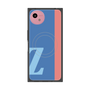 プレミアムスクエアケース with SnapMag［ オリジナル - initial color line - Z blue ］