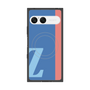 プレミアムスクエアケース with SnapMag［ オリジナル - initial color line - Z blue ］