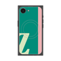 プレミアムスクエアケース with SnapMag［ オリジナル - initial color line - Z green ］