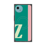 プレミアムスクエアケース with SnapMag［ オリジナル - initial color line - Z green ］